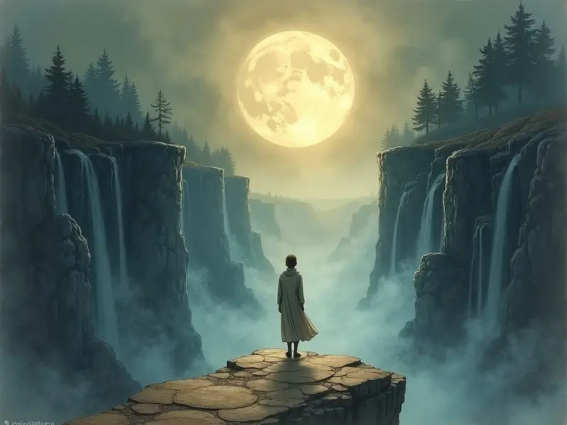 Illustrazione del sogno: abisso