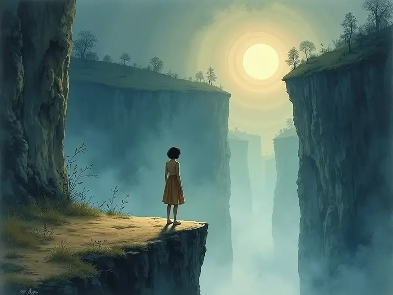 Illustrazione del sogno: abisso