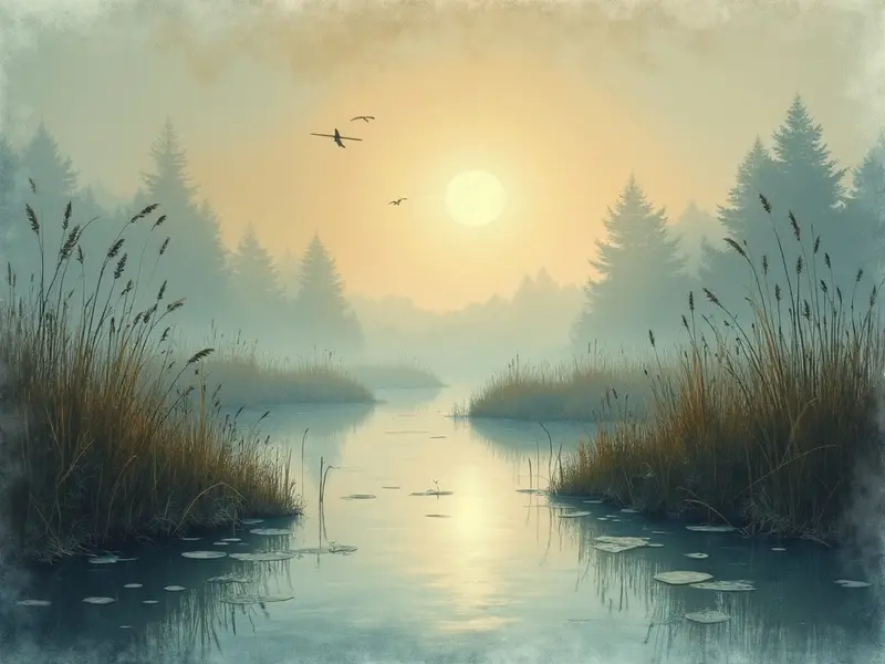 Illustrazione del sogno: acquitrino