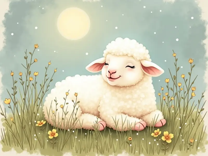 Illustrazione del sogno: agnello