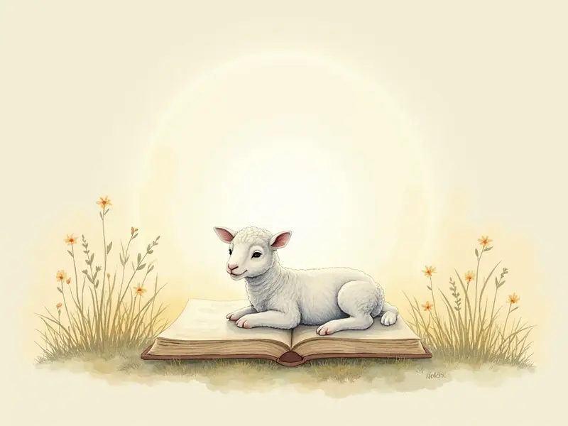 Illustrazione del sogno: agnello