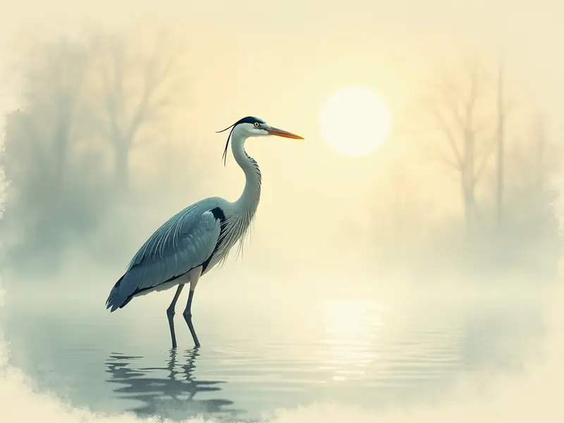 Illustrazione del sogno: airone
