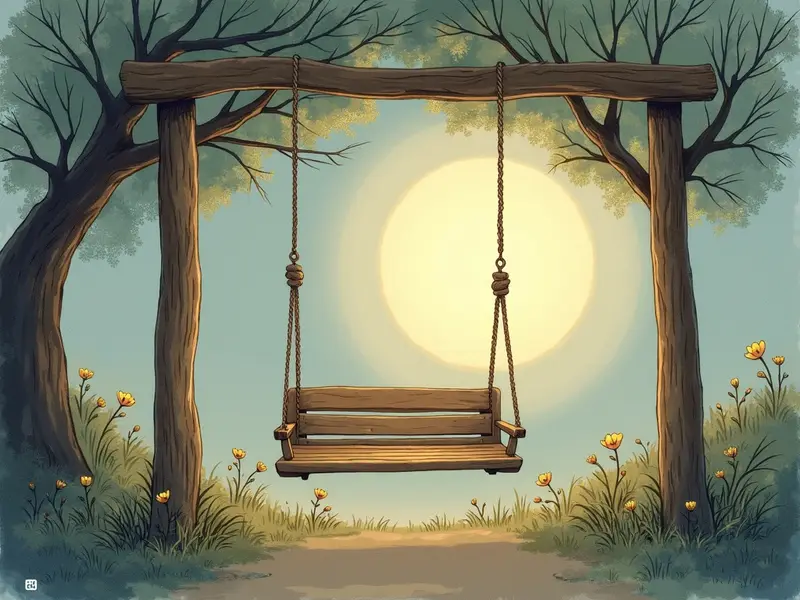 Illustrazione del sogno: altalena