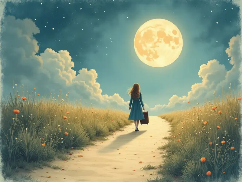 Illustrazione del sogno: andarsene