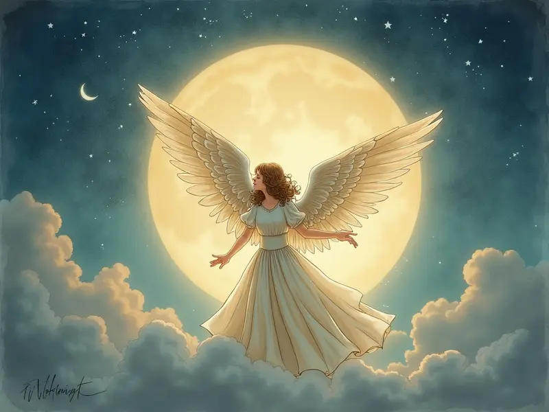 Illustrazione del sogno: angelo