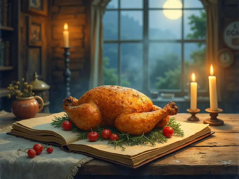 Illustrazione del sogno: arrosto