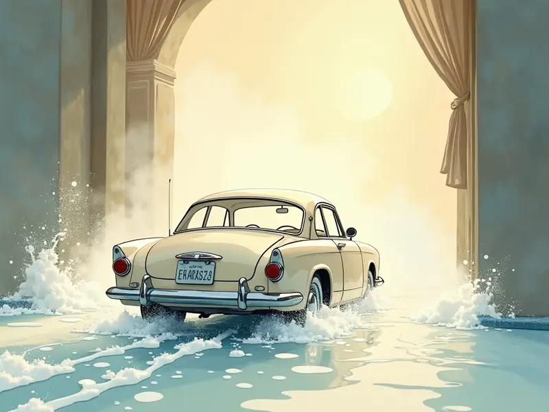 Illustrazione del sogno: autolavaggio