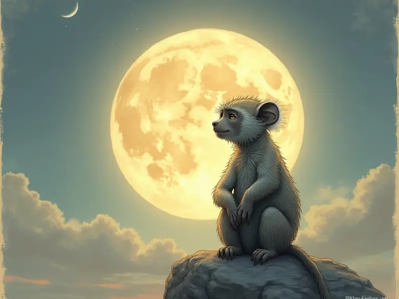 Illustrazione del sogno: babbuino