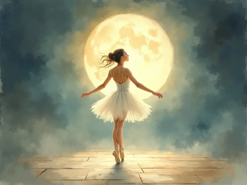 Illustrazione del sogno: ballerina