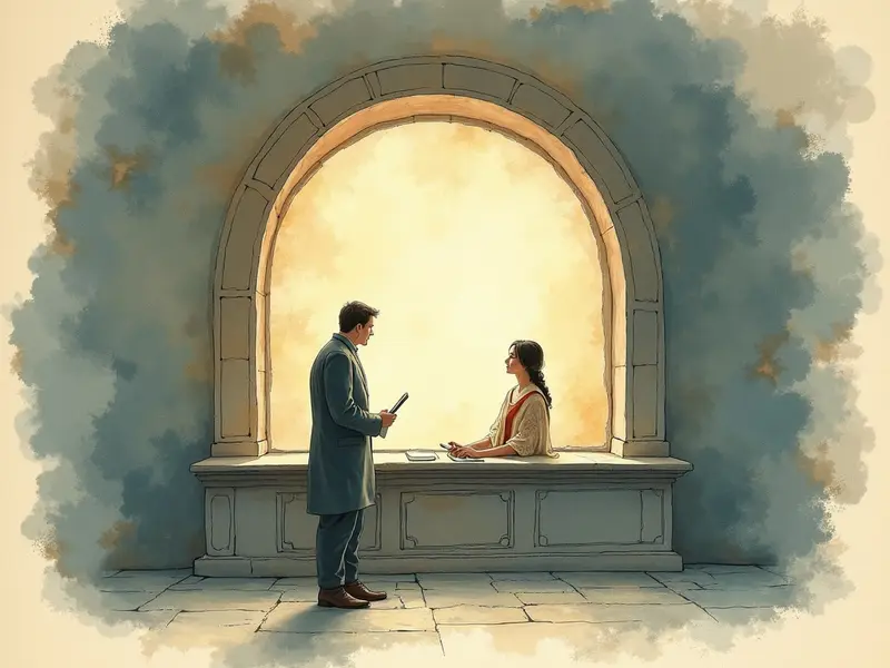 Illustrazione del sogno: banca