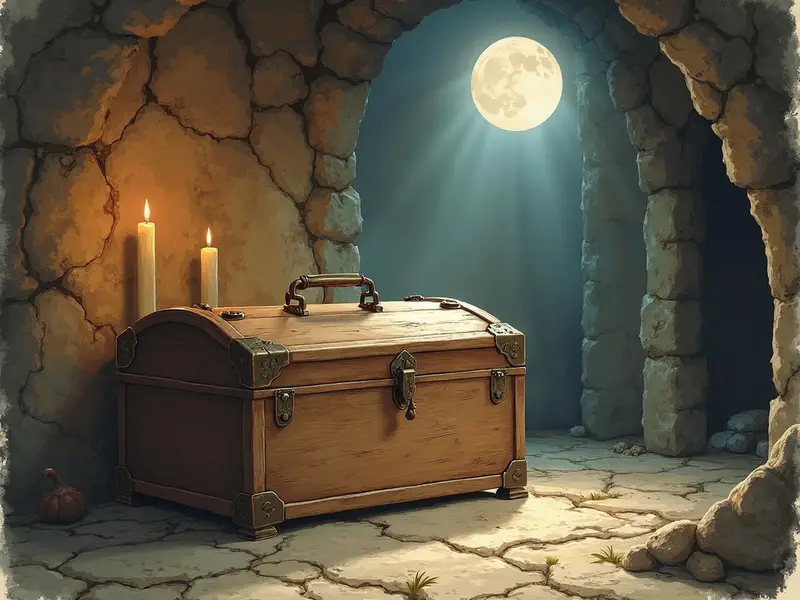 Illustrazione del sogno: baule