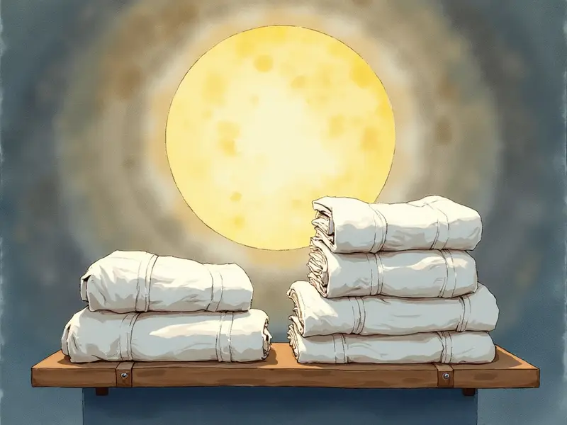 Illustrazione del sogno: biancheria da letto