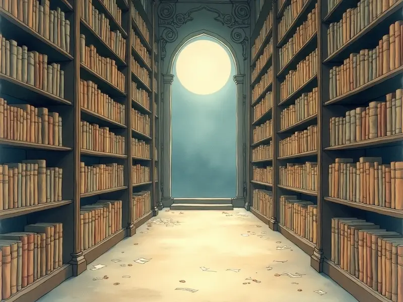 Illustrazione del sogno: biblioteca