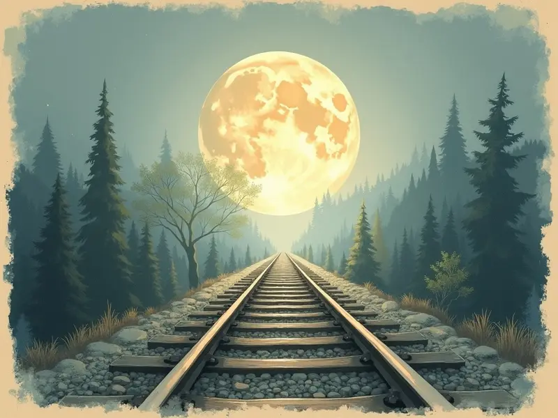 Illustrazione del sogno: binario