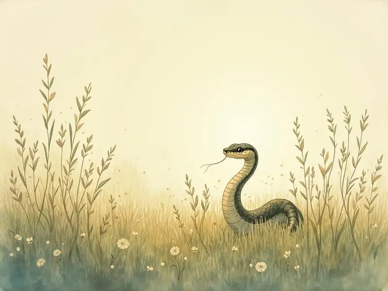Illustrazione del sogno: biscia