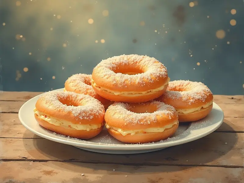 Illustrazione del sogno: bomboloni