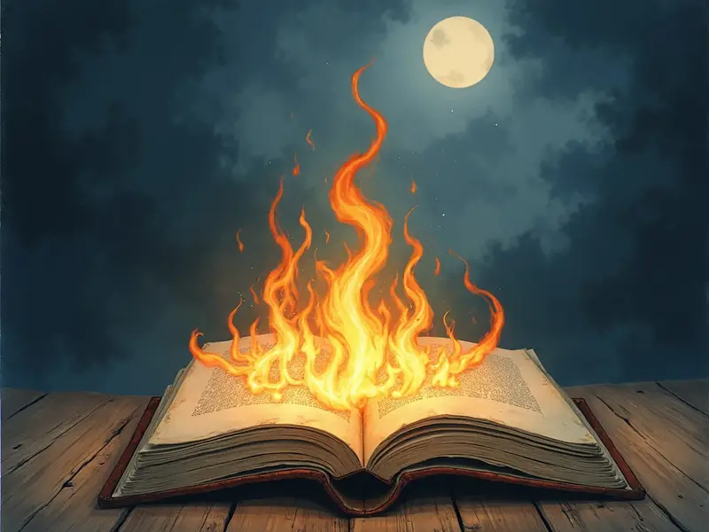 Illustrazione del sogno: bruciare