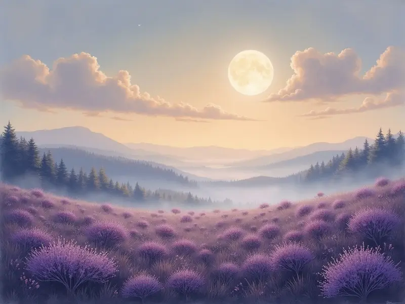 Illustrazione del sogno: brughiera