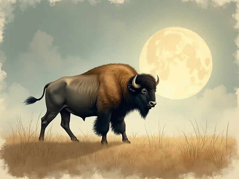 Illustrazione del sogno: bufalo