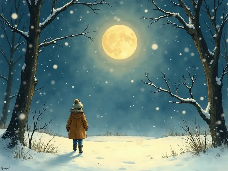 Illustrazione del sogno: bufera di neve
