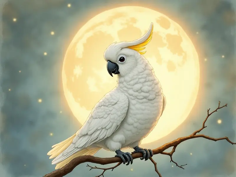 Illustrazione del sogno: cacatua