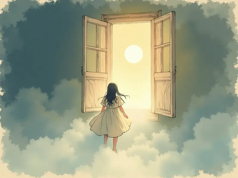 Illustrazione del sogno: cadere fuori