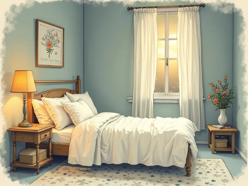 Illustrazione del sogno: camera da letto