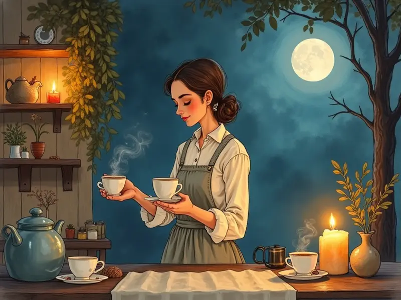 Illustrazione del sogno: cameriera