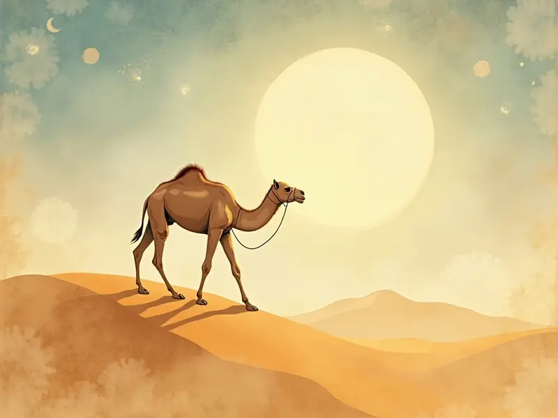 Illustrazione del sogno: cammello