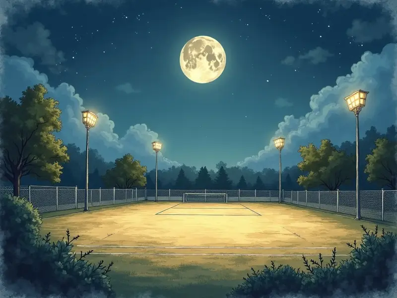 Illustrazione del sogno: campo sportivo