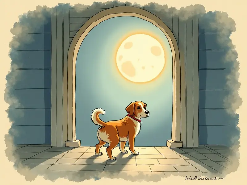 Illustrazione del sogno: cane