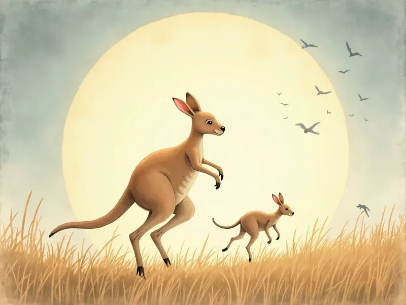 Illustrazione del sogno: canguro