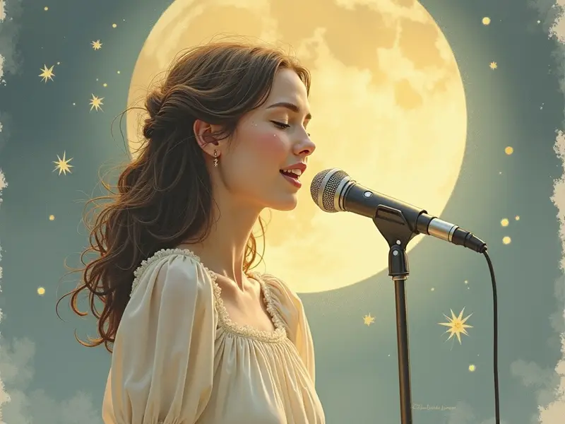 Illustrazione del sogno: cantante malata