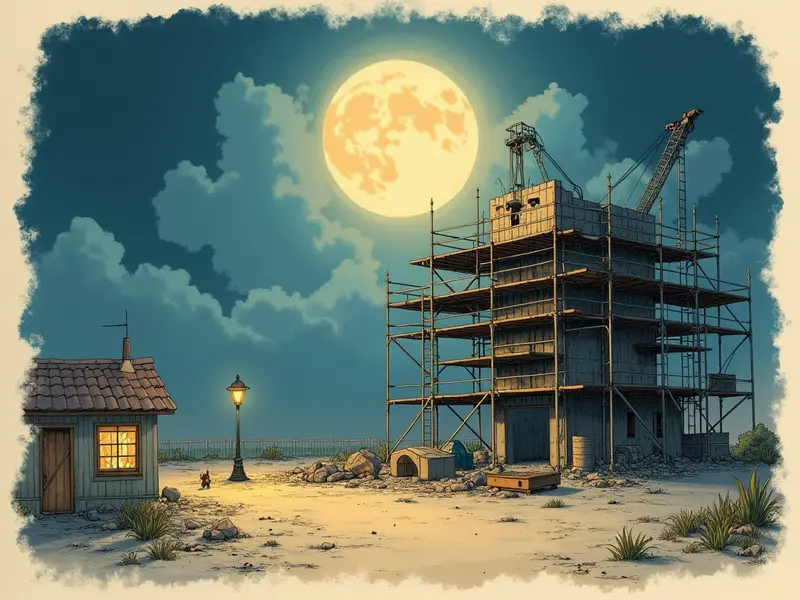 Illustrazione del sogno: cantiere