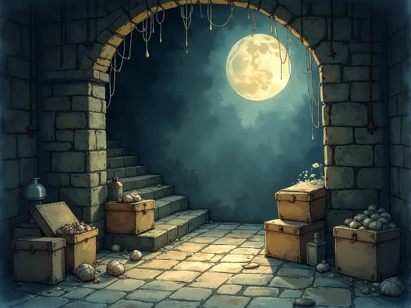 Illustrazione del sogno: cantina vecchia