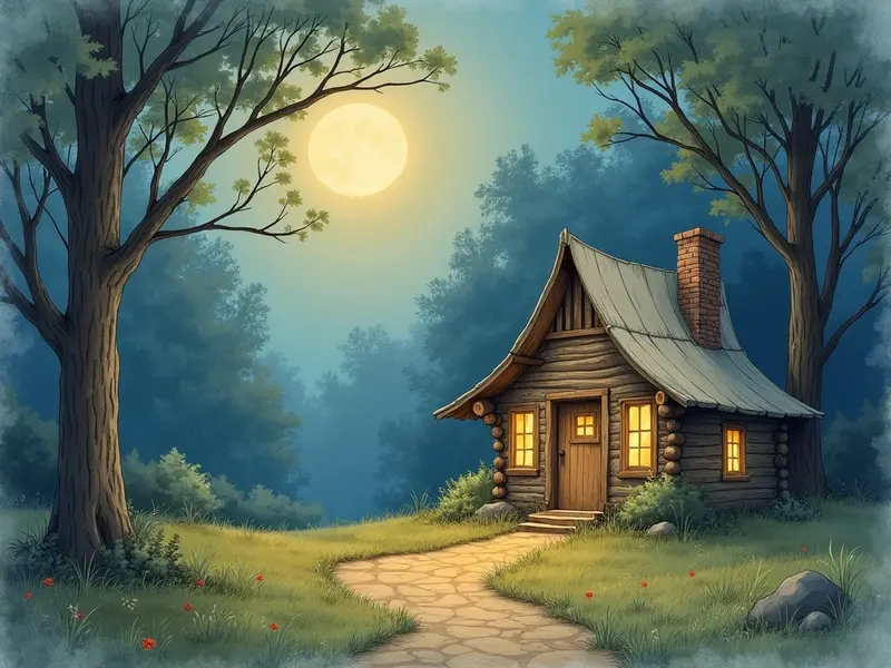 Illustrazione del sogno: capanna