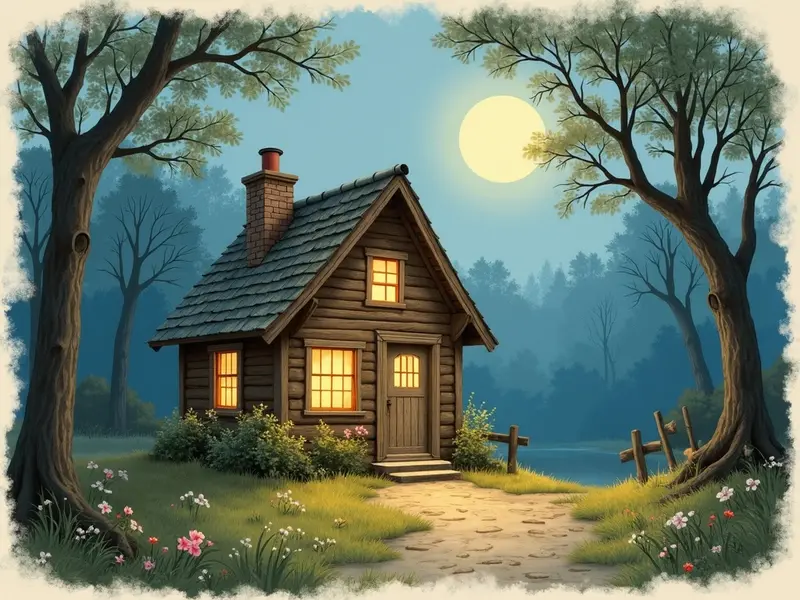 Illustrazione del sogno: capanna