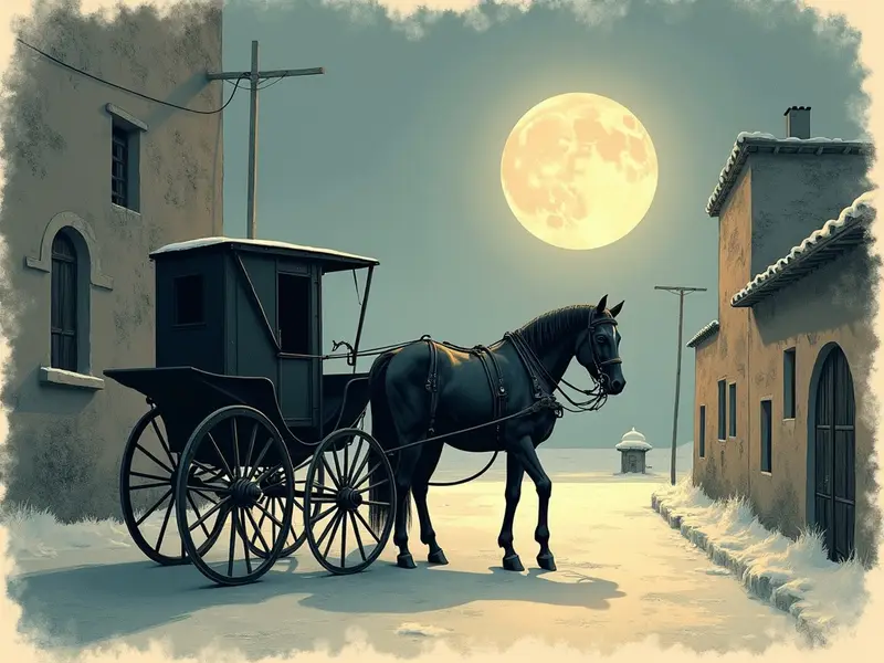 Illustrazione del sogno: carro funebre