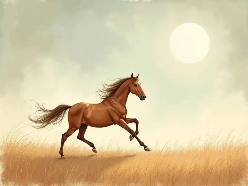 Illustrazione del sogno: cavallo