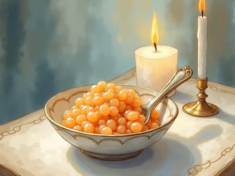 Illustrazione del sogno: caviale