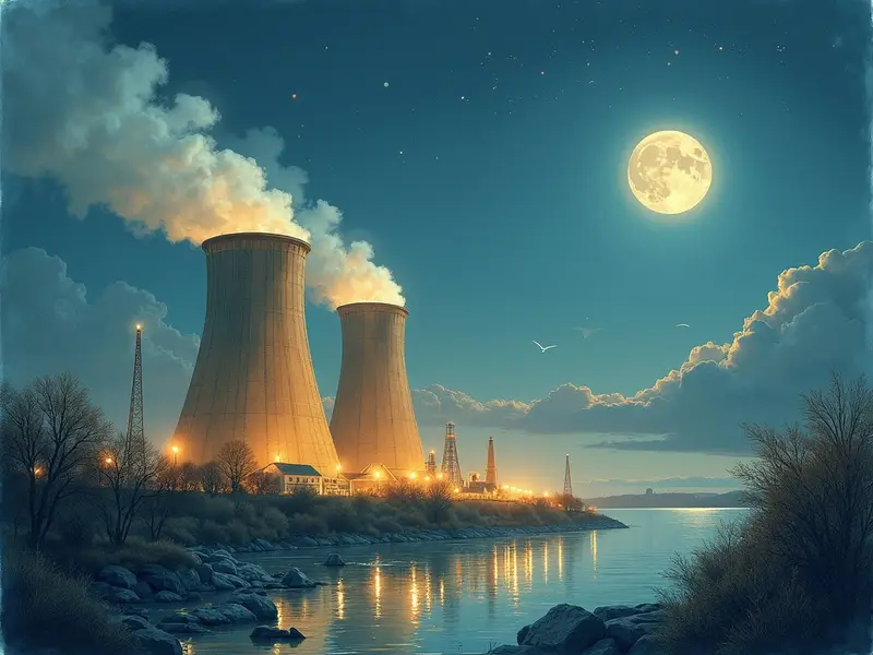 Illustrazione del sogno: centrale elettrica