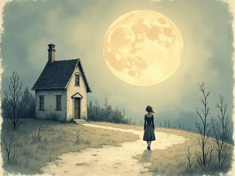 Illustrazione del sogno: cercare casa in casa