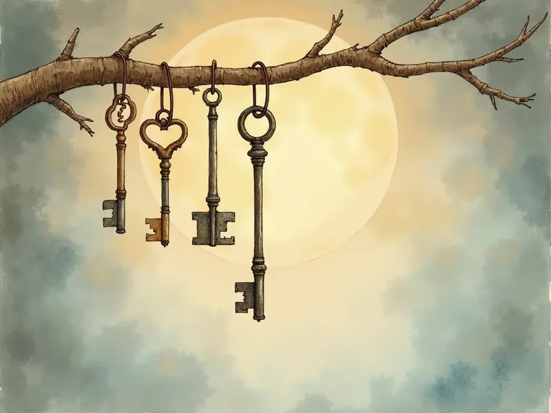 Illustrazione del sogno: chiavi