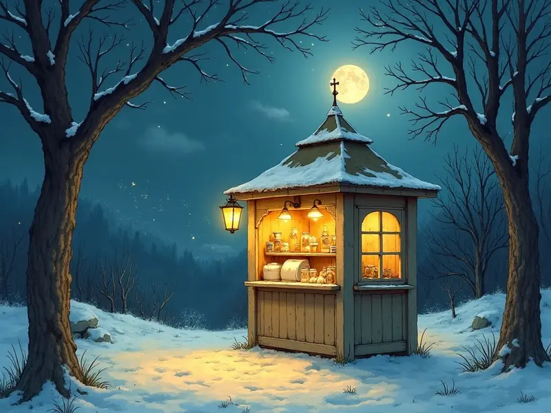 Illustrazione del sogno: chiosco