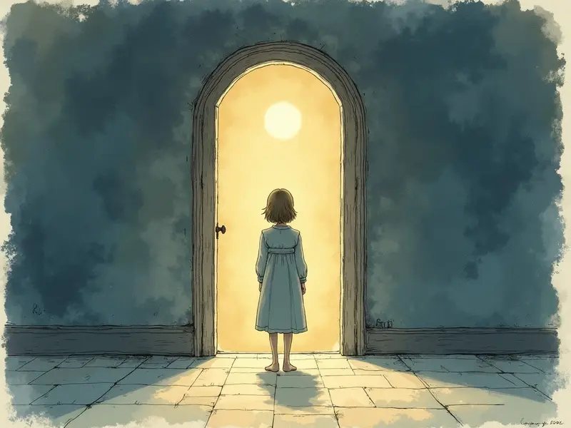 Illustrazione del sogno: chiudere la porta