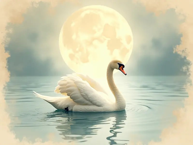 Illustrazione del sogno: cigno