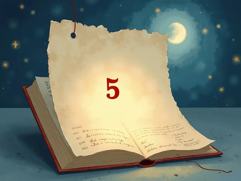 Illustrazione del sogno: cinque (voto)