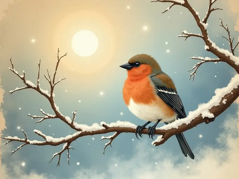 Illustrazione del sogno: ciuffolotto