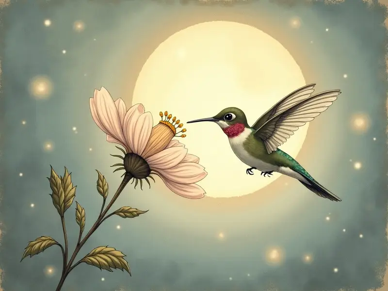 Illustrazione del sogno: colibrì