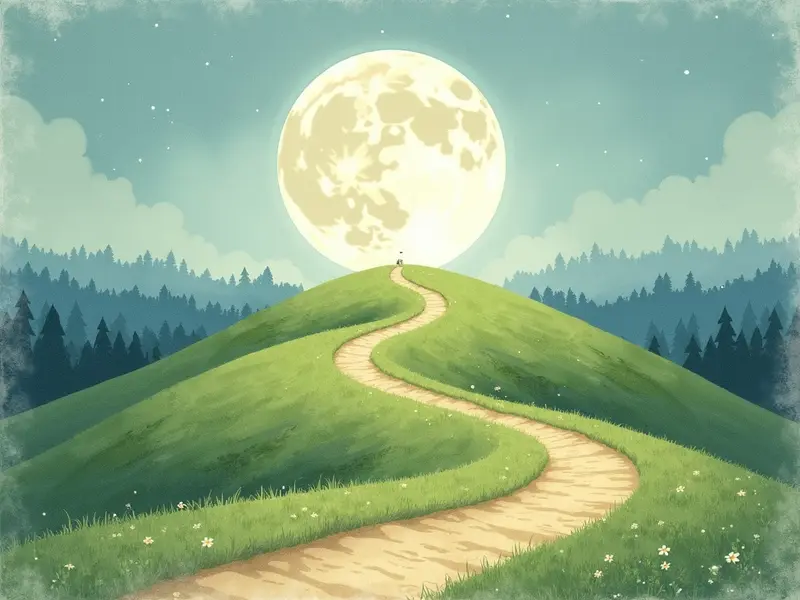 Illustrazione del sogno: collina
